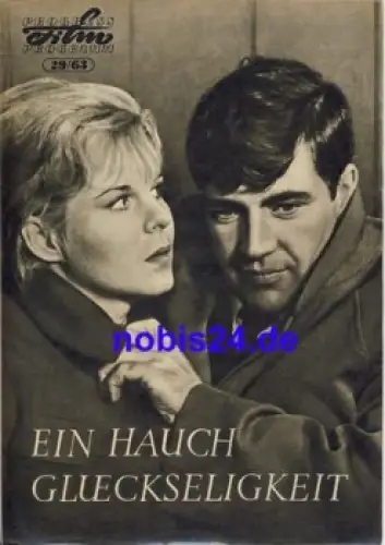 Ein Hauch Glückseligkeit mit Alan Bates, June Ritchie England ​​​​​​​29/63 Progress Programm