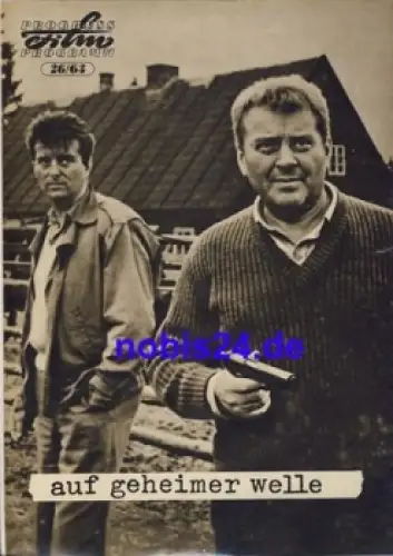 Auf geheimer Welle - Tschechoslowakischer Film 26/63 Progress Programm