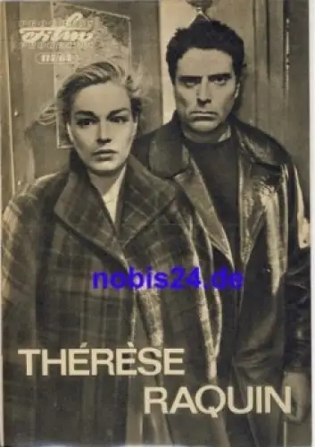 Therese Raquin Progress Programm 115/63 mit Simone Signoret, Raf Vallone