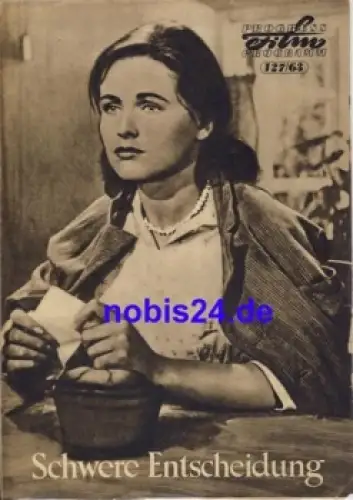 Schwere Entscheidung - Sowjetischer Film 127/63 Progress Programm