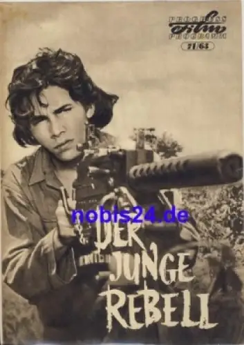 Der junge Rebell - Kubanischer Film 71/63 Progress Programm