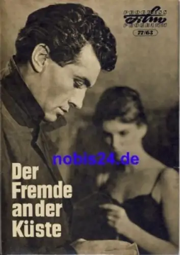Der Fremde an der Küste - Deutscher Fernsehfilm mit Peter Herden Hega Raumer Angelika Domröse 77/63 Progress Programm