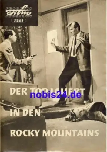 Der Tod lauert in den Rocky Mountains Progress Programm 73/61 norwegischer Film