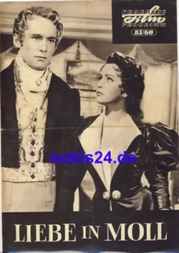 Liebe in Moll mit Antonella Lualdi, Naurice Ronet 85/60 Progress Programm