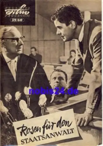 Rosen für den Staatsanwalt mit Walter Giller Martin Held 59/60 Progress Programm