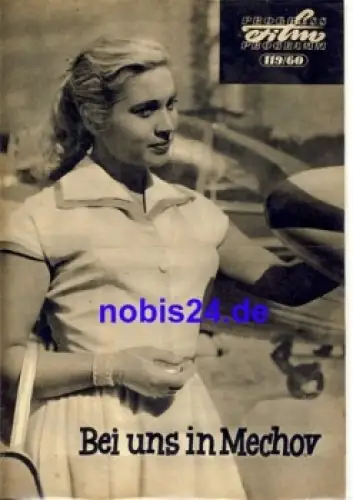 Bei uns in Mechov tschechoslovakischer Film 119/60 Progress Programm