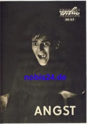 Angst (Strach) - Tschechoslowakischer Film 90/64 Progress Programm