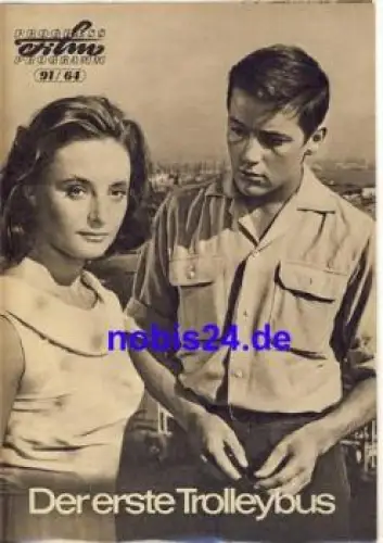 Der erste Trolleybus - Sowjetischer Film 91/64 Progress Programm