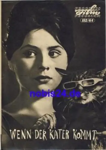 Wenn der Kater kommt - Tschechoslowakischer Film 112/64 Progress Programm