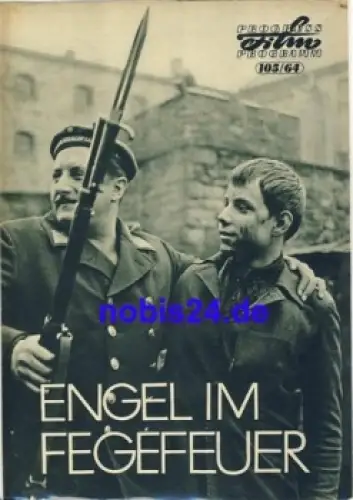 Engel im Fegefeuer DEFA-Film mit Eberhard Schaletzki, heidi Liesegang, Fred Delmare 105/64 Progress Programm