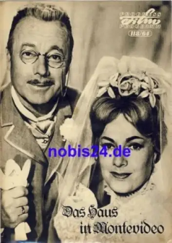 Das Haus in Montevideo mit Heinz Rühmann 118/64 Progress Programm
