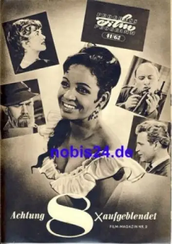 Achtung 8 x aufgeblendet, DEFA-Film  41/62 Progress Programm