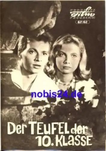 Der Teufel der 10.Klasse - Polnischer Film 67/62 Progress Programm