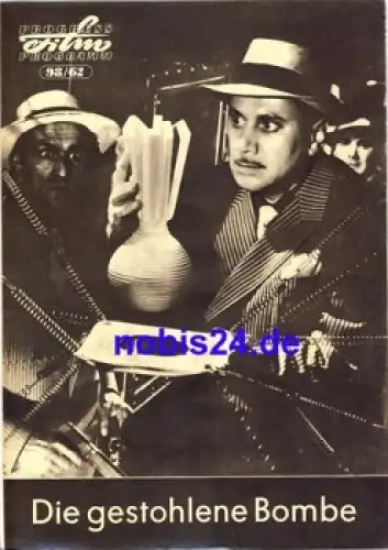 Die gestohlene Bombe - Rumänischer Film 98/62 Progress Programm
