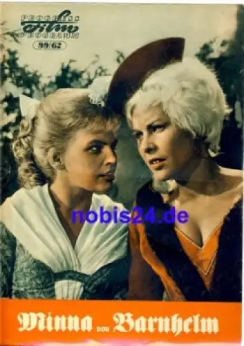 Minna von Barnhelm DEFA-Film mit Manfred Krug, Marita Böhme, Progress Programm 99/62