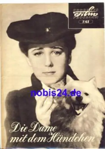 Die Dame mit dem Hündchen - Sowjetischer Film 7/61 Progress Programm