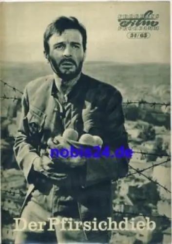 Der Pfirsichdieb - Bulgarischer Film 54/65 Progress Programm