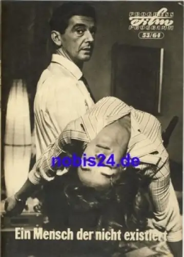 Ein Mensch der nicht existiert - Ungarischer Film 53/64 Progress Programm