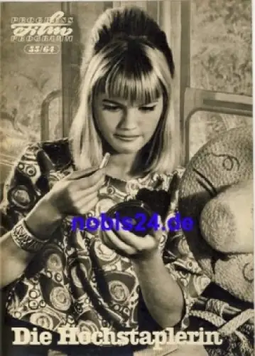 Die Hochstaplerin - Ungarischer Film 55/64 Progress Programm