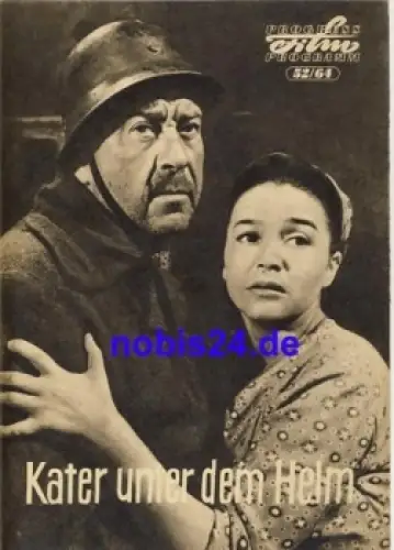 Kater unter dem Helm jugoslawischer Film 52/64 Progress Programm