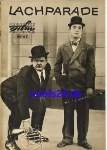 Lachparade (the Golden Age of Comedy) 60/64 Progress Programm Laurel & Hardy, Harry Langdon, Ben Turpin