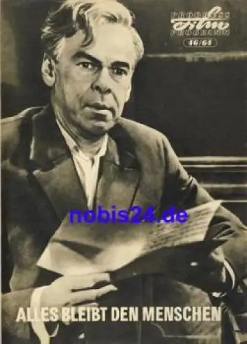 Alles bleibt den Menschen - Sowjetischer Film 46/64 Progress Programm