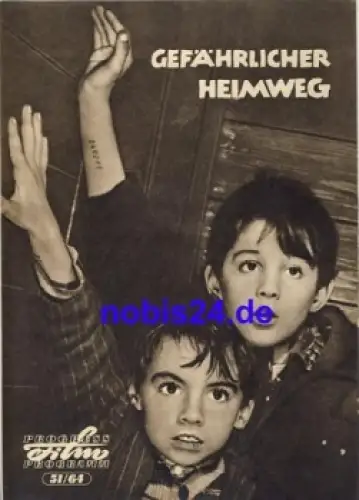 Gefährlicher Heimweg - Jugoslawischer Film 51/64 Progress Programm