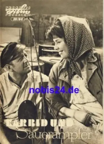 Karbid und Sauerampfer - DEFA-Film mit Erwin Geschonneck 10/64 Progress Programm