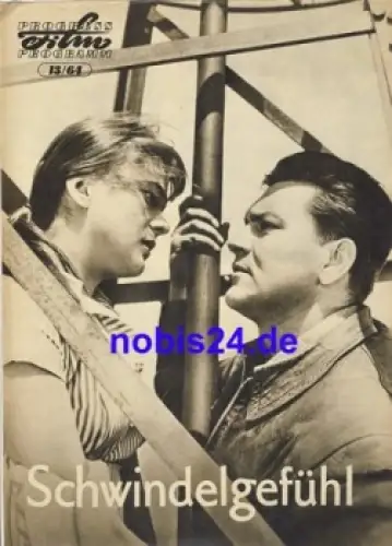 Schwindelgefühl - Tschechoslowakischer Film 13/64 Progress Programm