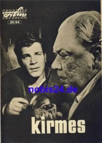 Kirmes mit Götz George Juliette Mayniel 25/64 Progress Programm