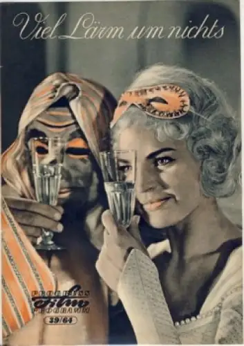 Viel Lärm um nichts - DEFA-Film mit Christel Bodenstein 39/64 Progress Programm