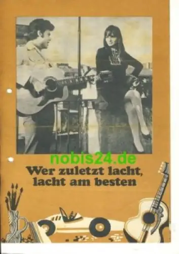 Wer zuletzt lacht, lacht am besten (Ridera) Italienischer Film 76/69 Progress Programm  Film für Sie