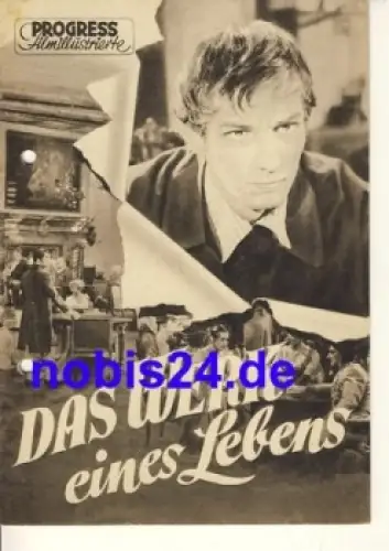 Das Werk eines Lebens - Tschechoslowakischer 1952 Progress Filmillustrierte