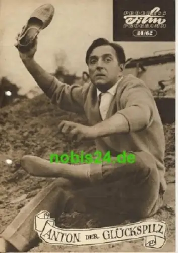 Anton der Glückspilz - Polnischer Film 34/62 Progress Programm