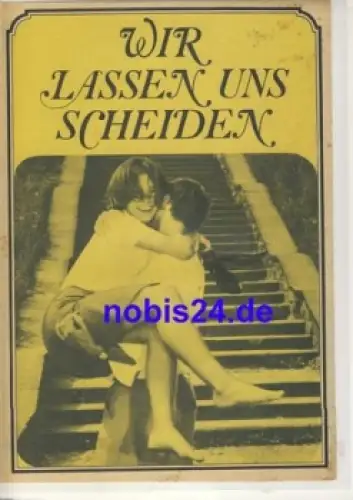 Wir lassen uns Scheiden DEFA-Film mit Monika GAbriel, Dieter Wien, Angelika Waller Progress Filmprogramm 35/68 Film für Sie