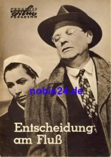 Entscheidung am Fluss - Jugoslawischer Film 5/58 Progress Programm