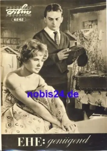Ehe: genügend - Ungarischer Film 65/62 Progress Programm