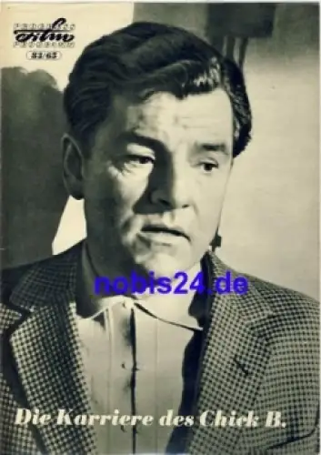 Die Karriere des Chick B. - Englischer Film mit Kenneth More Billie Whitelaw 83/65 Progress Programm