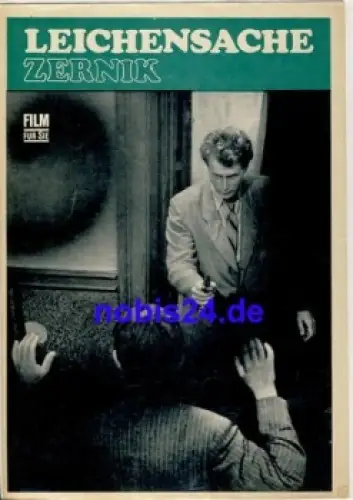 Leichensache Zernik - DEFA-Film mit Alexander Lang Gert Gütschow Lissy Tempelhof 22/72 Progress Filmprogramm