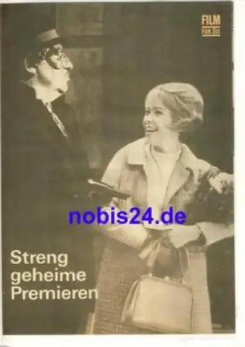 Streng geheime Premieren Tschechoslowakischer Film 60/68 Film für Sie