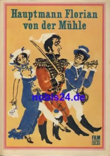 Hauptmann Florian von der Mühle 104/68 Film für Sie, DEFA-Film mit Manfred Krug, Rolf Herricht, Eberhard Cohrs, Rolf Hoppe