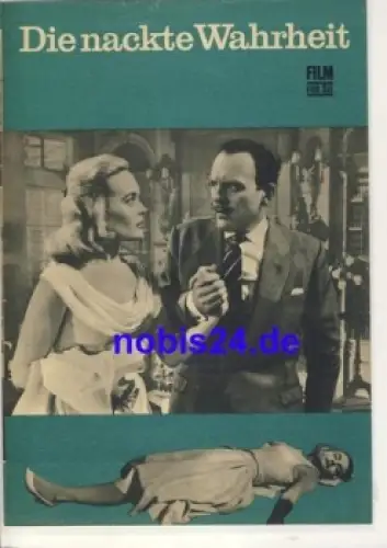 Die nackte Wahrheit Englischer Film mit Terry-Thomas Peter Sellers Peggy Mount 19/68 Progress Filmprogramm Film für Sie