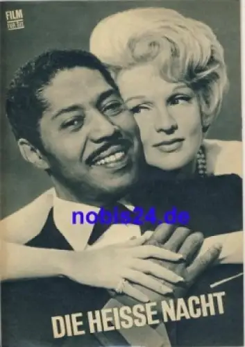 Die heisse Nacht mit Patrick McGoohan, Keith Michell Progress Programm 15/68 Film für Sie