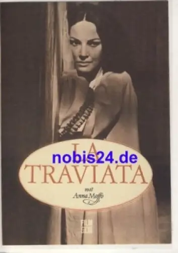 La Traviata mit Anna Moffo, Gino Bechi, Franco Bonisollo Progress Filmprogramm 95/68 Film für Sie