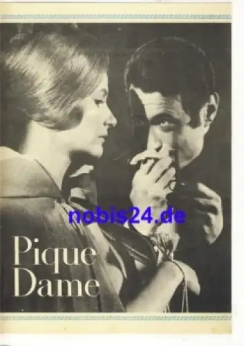 Pique Dame Französischer Film mit Dita Parlo MIchel Subor Simone Bach Progress Filmprogramm 84/66 Film für Sie