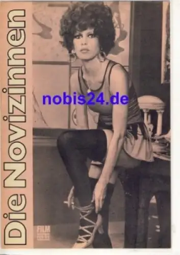 Die Novizinnen - Französisch Italienischer Film mit Brigitte Bardot Annie Girardot 20/73 Progress Filmprogramm Film für Sie