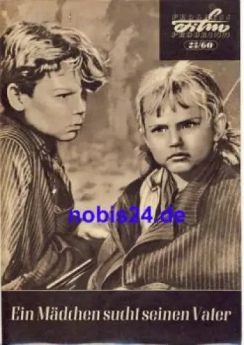 Ein Mädchen sucht seinen Vater - Sowjetischer Film 23/60 Progress Programm