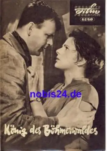 König des Böhmerwaldes Tschechoslowakischer Film 63/60 Progress Programm