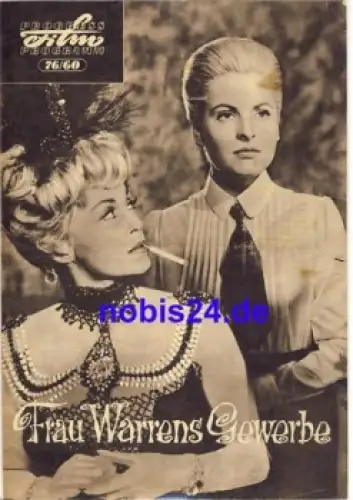 Frau Warrens Gewerbe mit Lilli Palmer  76/60 Progress Programm