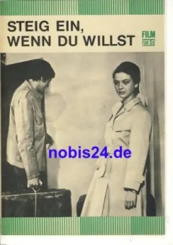 Steig ein wenn Du willst - Jugoslawischer Film 58/69 Progress Filmprogramm  Film für Sie